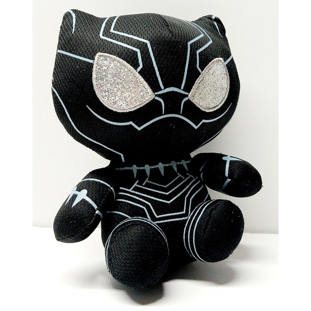 Ty Marvel Black Panther Beanie Baby Plush Soft Toy  6" Avengers 2020 Great Gift